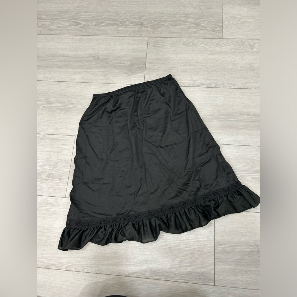 Vintage satin silk skirt